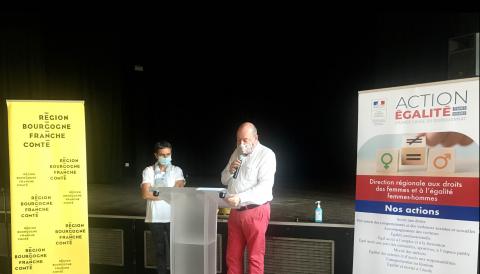 2020/9/20 - Présentation du rapport par Caroline Debouvry et Yves Bard "Femmes et monoparentalité", Longvic